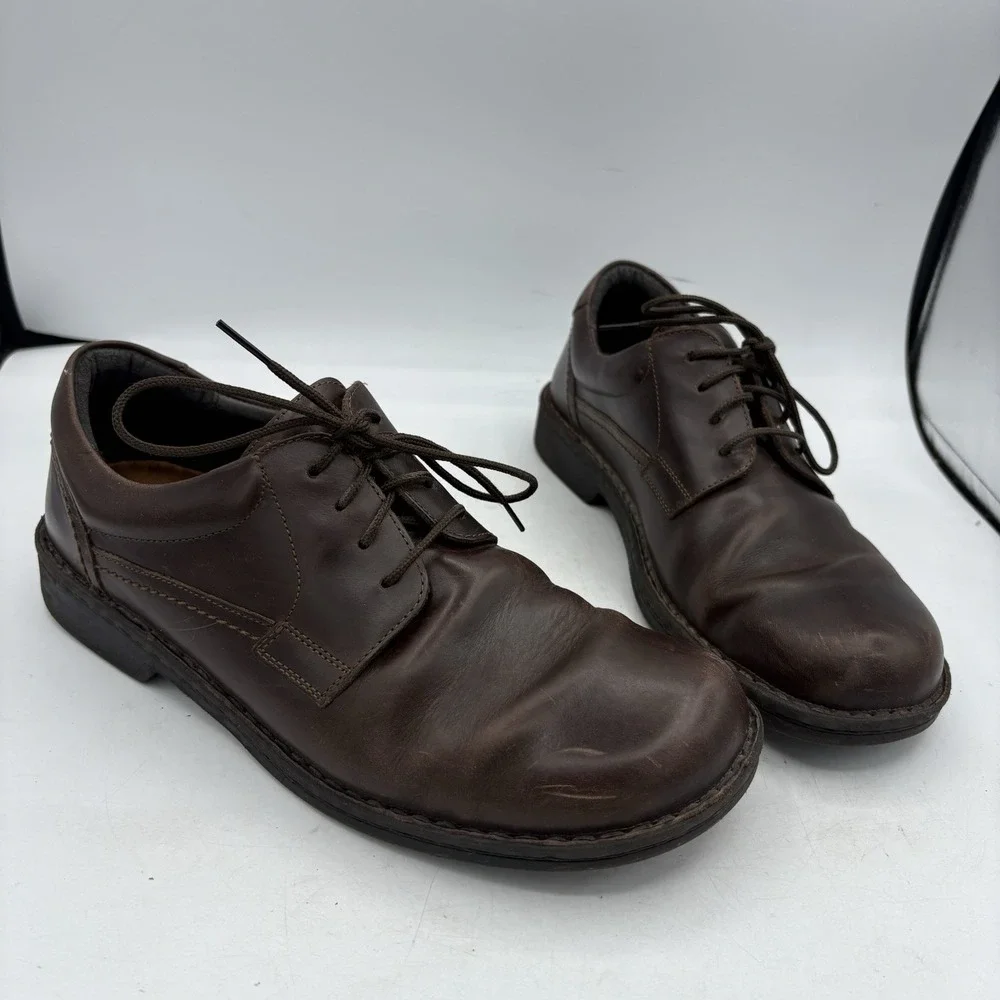 Footprints Birkenstock Dress Shoes‎ Mens Size 8.5 - 9 Dark Brown Leather Oxfords